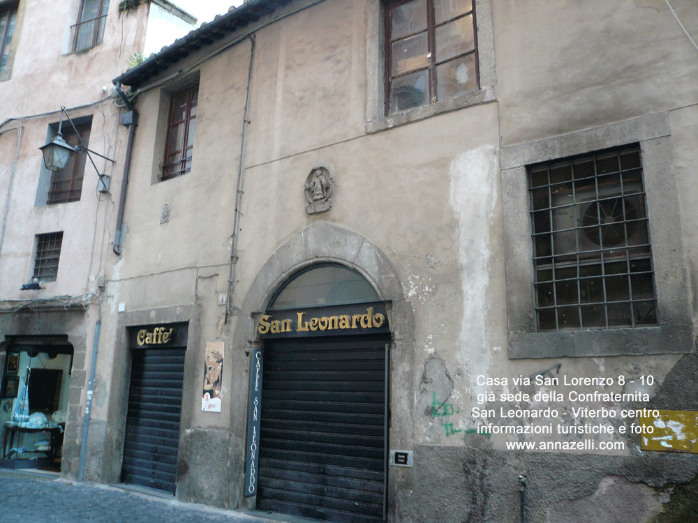 casa via san lorenzo 8 e 9 viterbo centro storico info e foto anna zelli