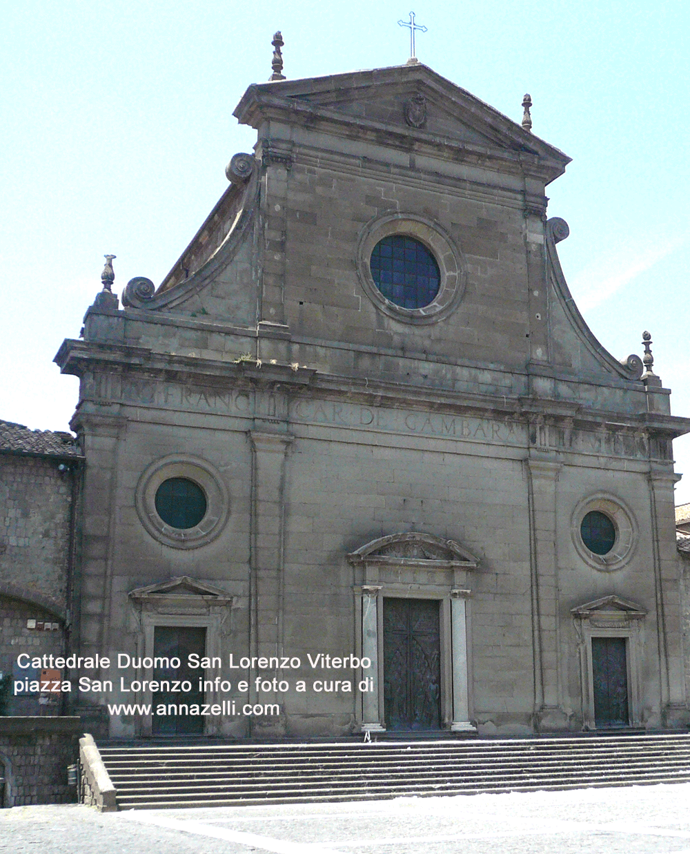 cattedrale duono di San Lorenzo piazza San Lorenzo Viterbo foto Anna Zelli