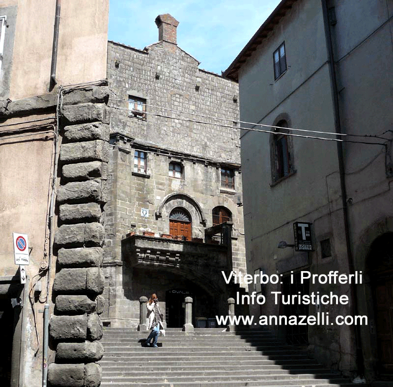 i profferli di viterbo centro storico