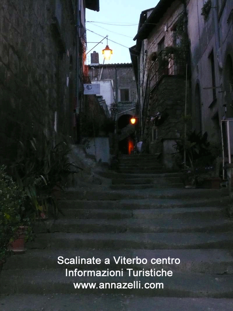 scalinate a viterbo centro storico