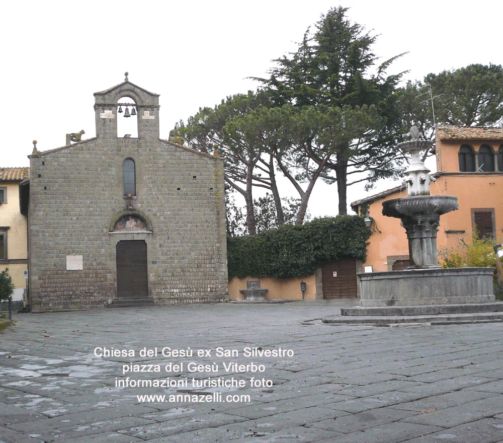 chiesa del gesù ex chiesa san silvestro piazza del gesù viterbo foto anna zelli