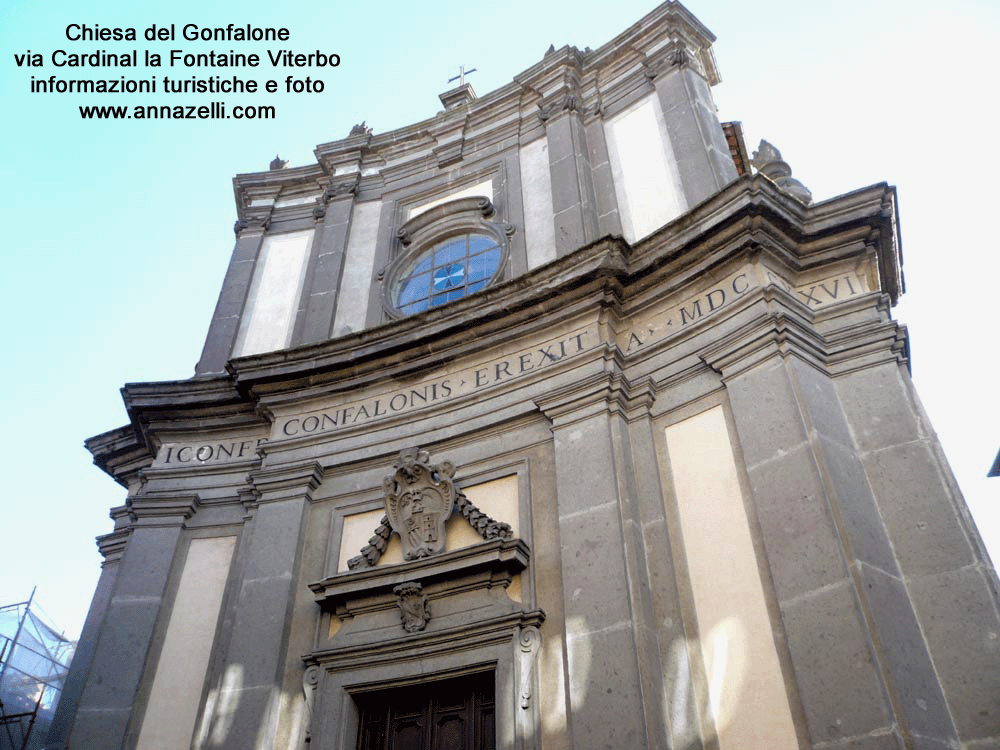 chiesa san giovanni battista del gonfalone via cardinal la fontaine viterbo foto anna zelli