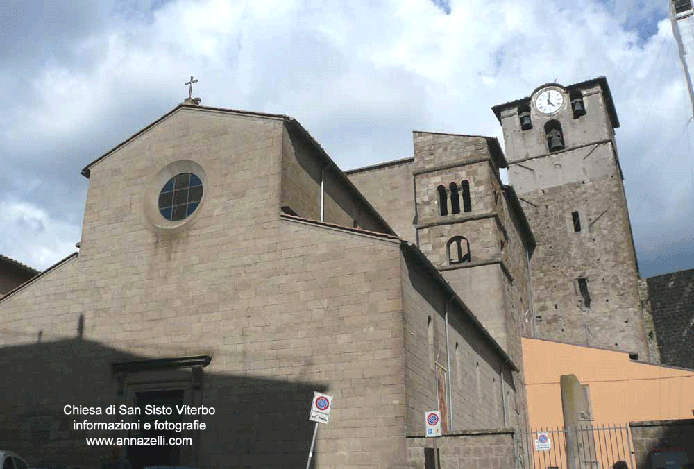 chiesa di san sisto viterbo fotografie e informazioni anna zelli