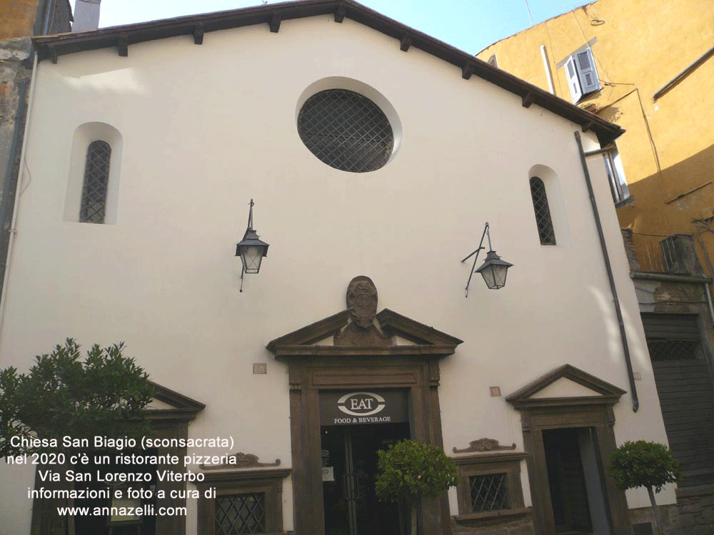 chiesa san biagio sconsacrata via san lorenzo viterbo foto anna zelli