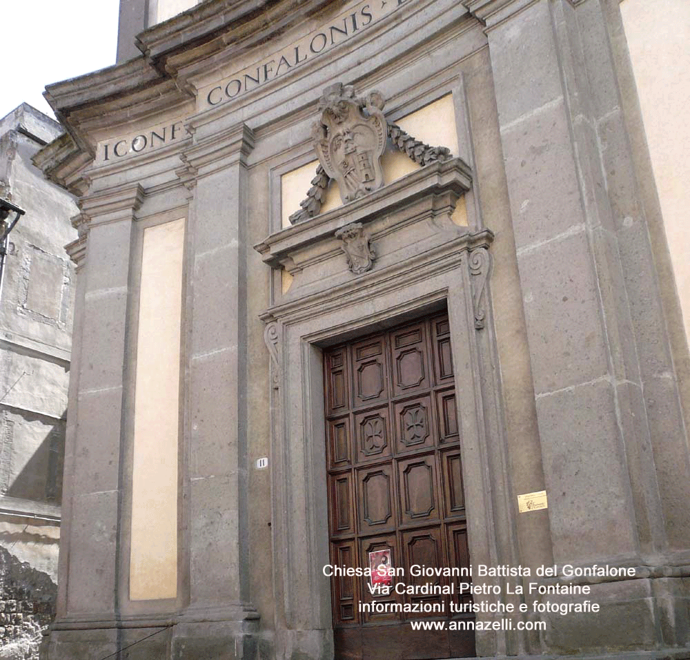 chiesa san giovanni battista del gonfalone via cardinal pietro la fontaine viterbo