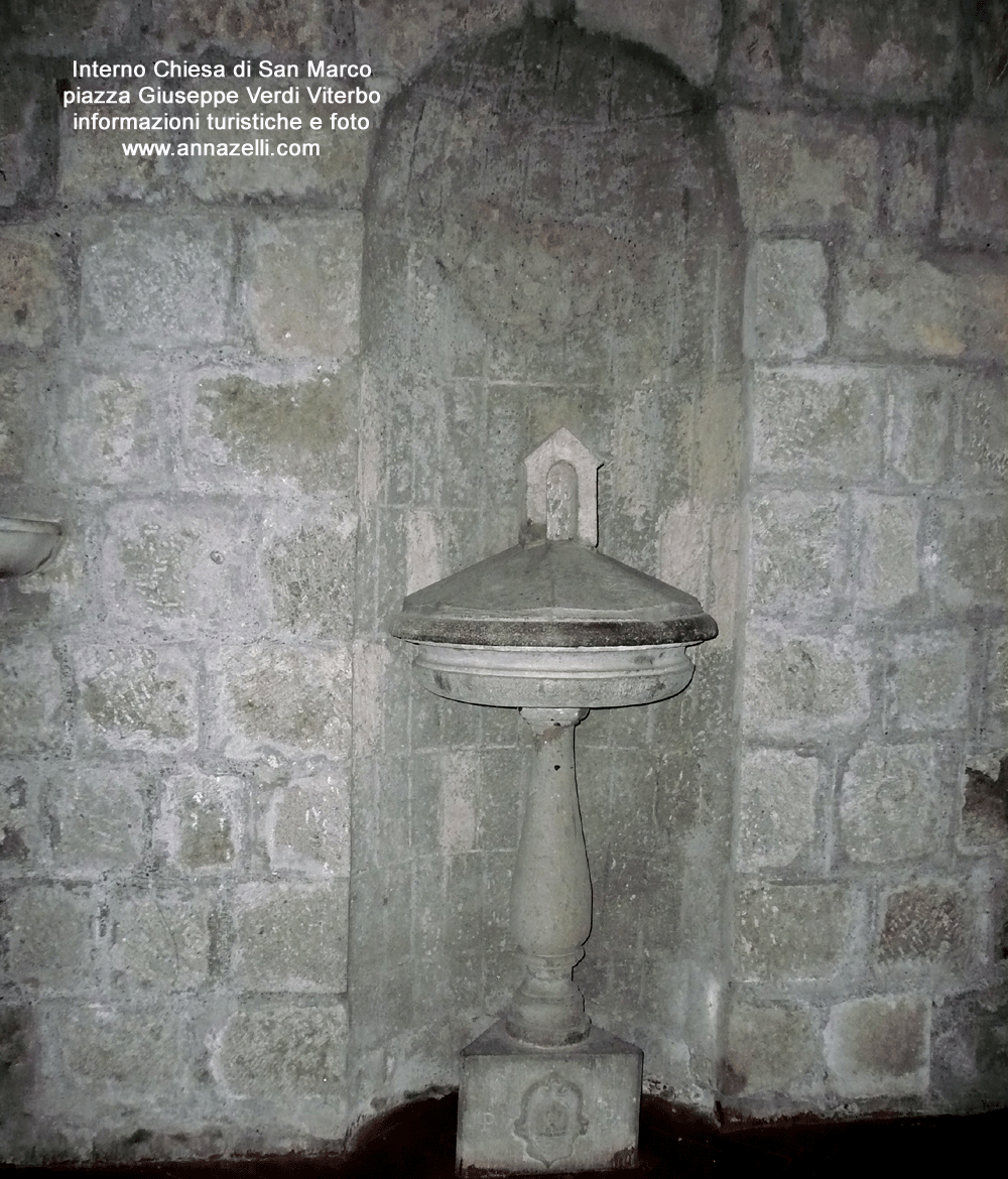 interno chiesa san marco piazza giuseppe verdi viterbo centro storico info e foto anna zelli