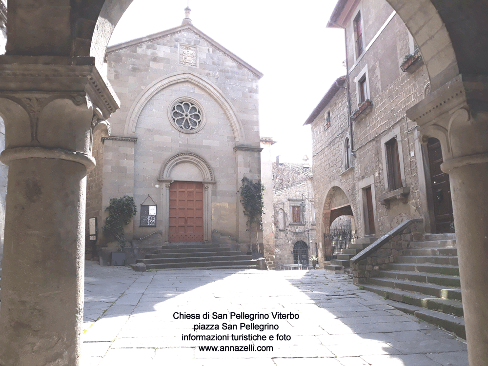 chiesa di san pellegrino viterbo centro storico info e foto anna zelli