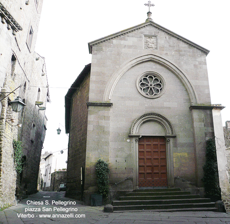 chiesa san pellegrino piazza san pellegrino viterbo info e foto anna zelli