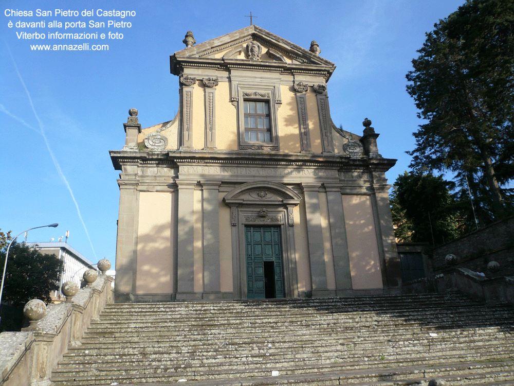 chiesa san pietro del castagno di fronte a porta san pietro info e foto anna zelli