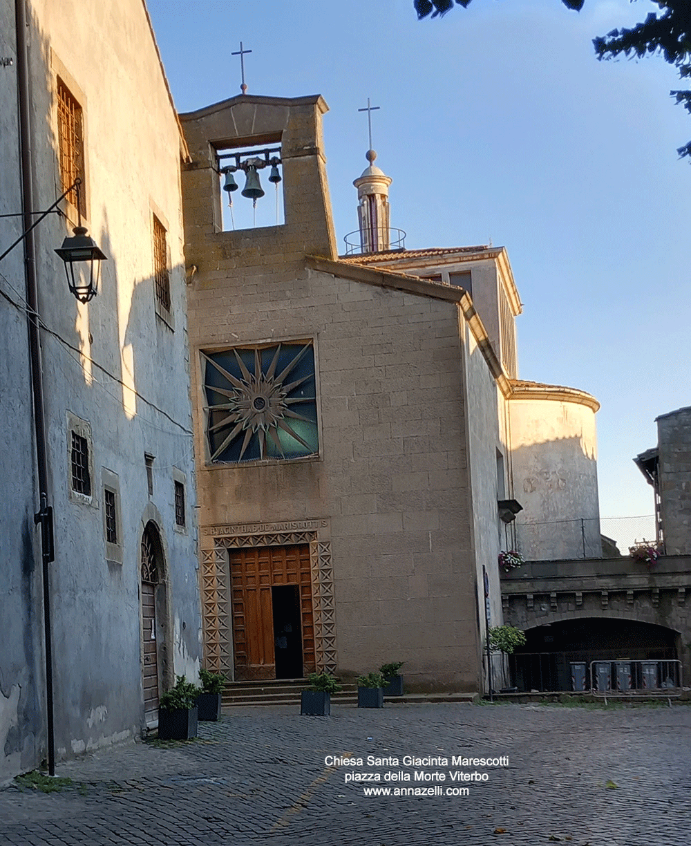 chiesa santa giacinta marescotti piazza della morte viterbo info foto anna zelli