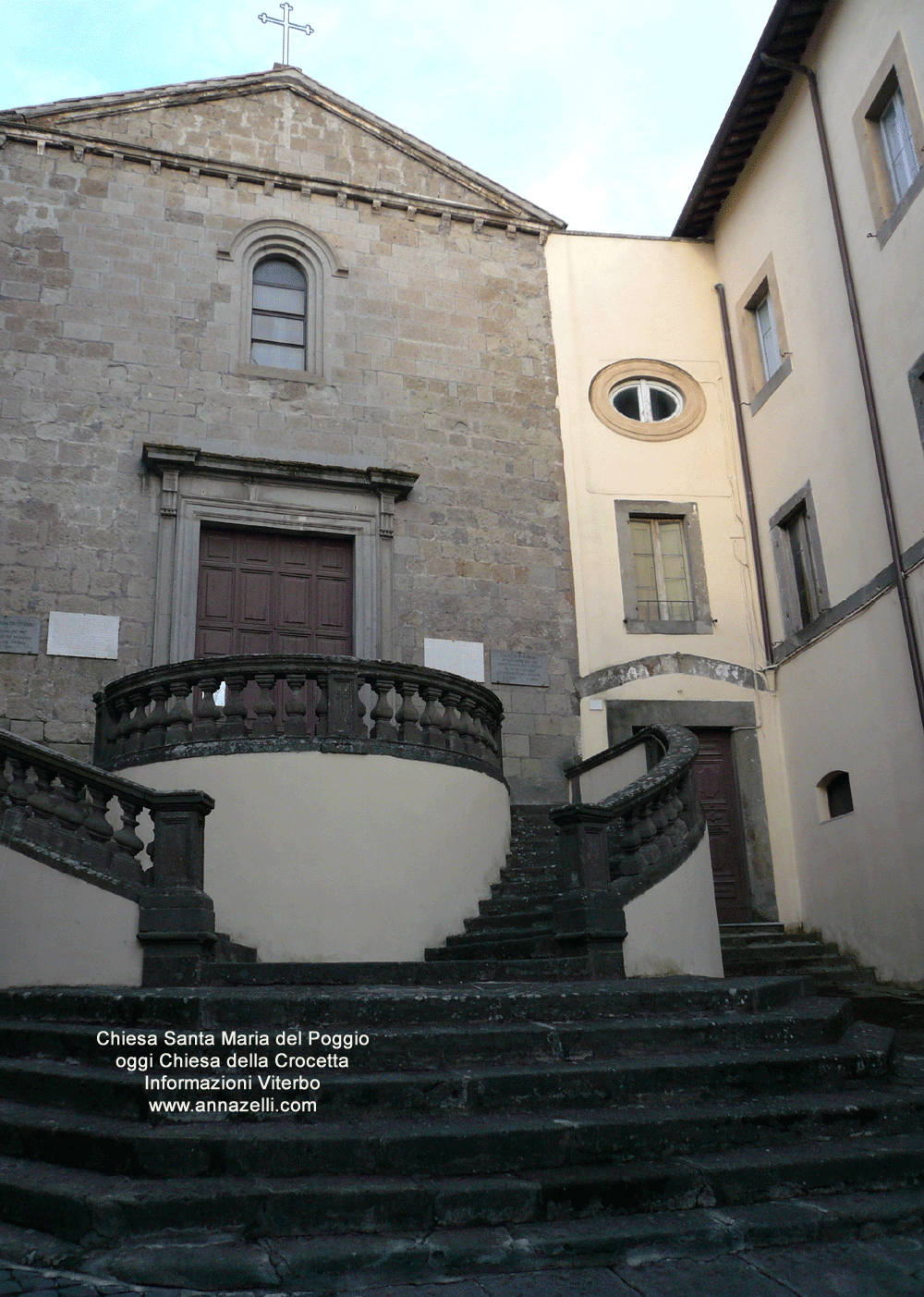 viterbo chiesa di santa maria del poggio piazza della crocetta