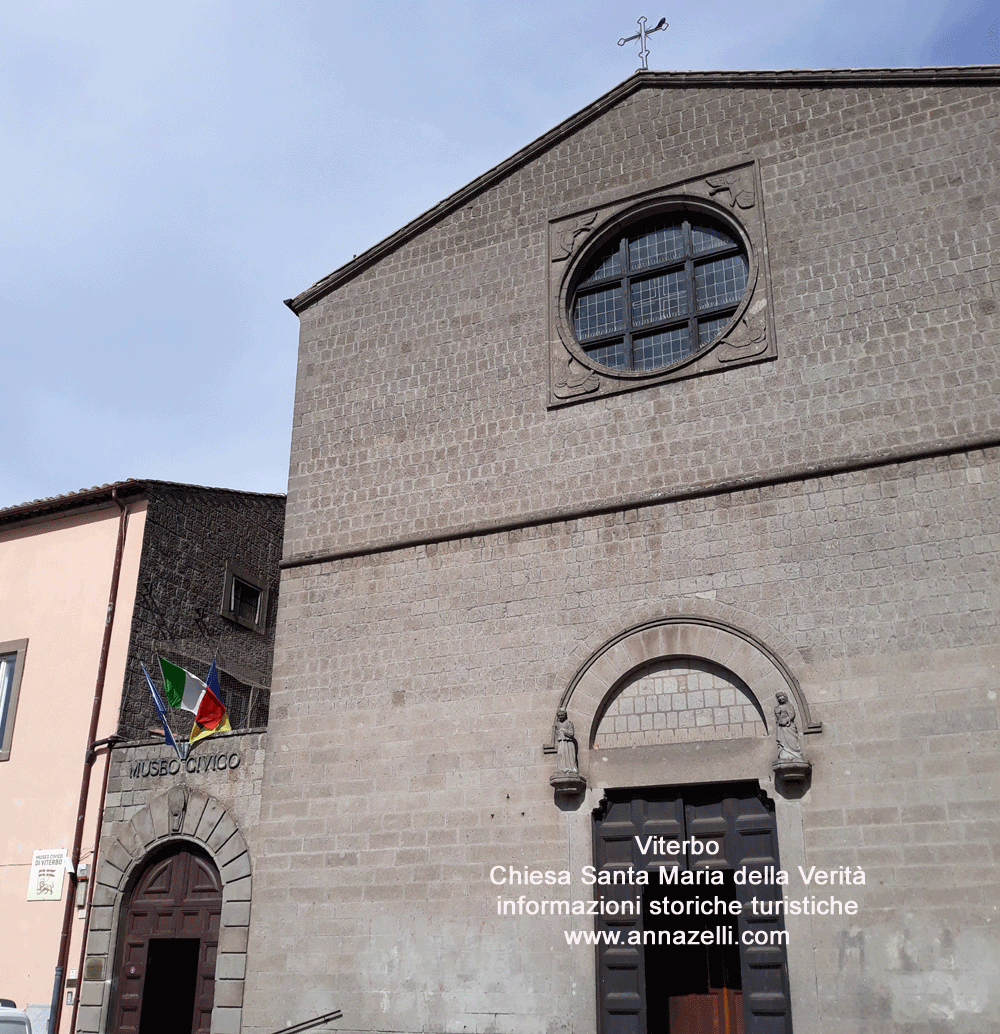chiesa santa maria della verità piazza della verità viterbo foto anna zelli