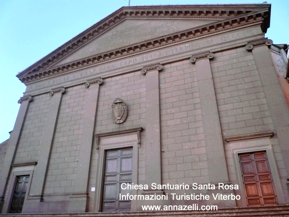 viterbo chiesa santuario di santa rosa