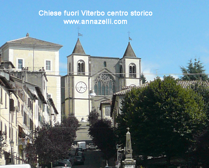 chiese fuori del centro storico di viteerbo info e foto anna zelli