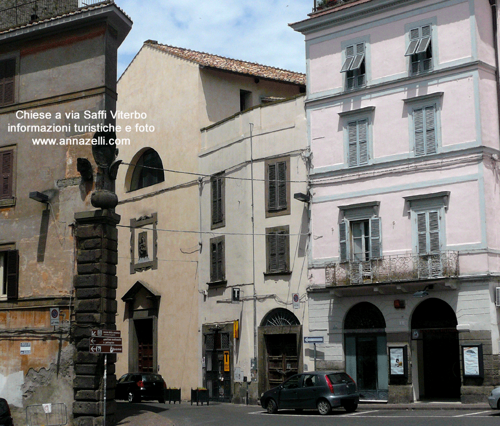 chiese a via aurelio saffi viterbo centro storico info e foto anna zelli