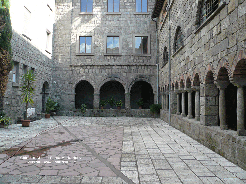 chiostro chiesa santa maria nuova viterbo info e foto anna zelli