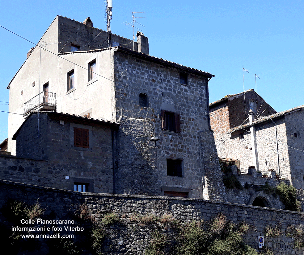 colle pinoscarano viterbo centro storico info e foto anna zelli