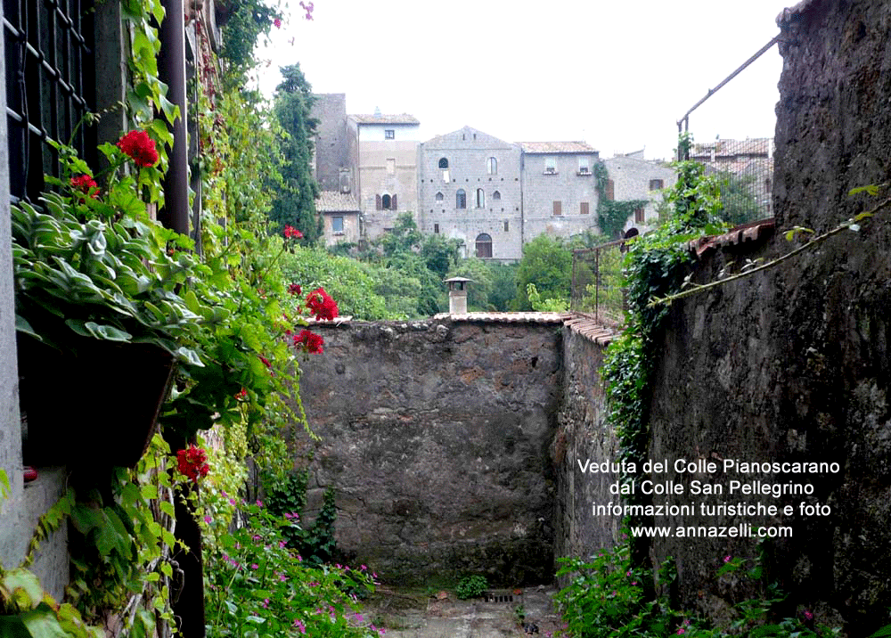 colle pianoscarano veduta dal colle san pellegrino viterbo centro storico info e foto anna zelli