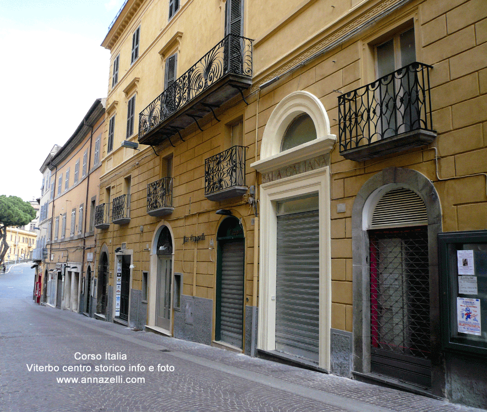 corso italia viterbo centro storico info e foto anna zelli