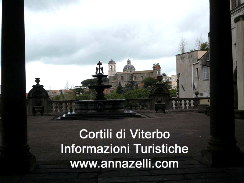 cortili di viterbo centro storico