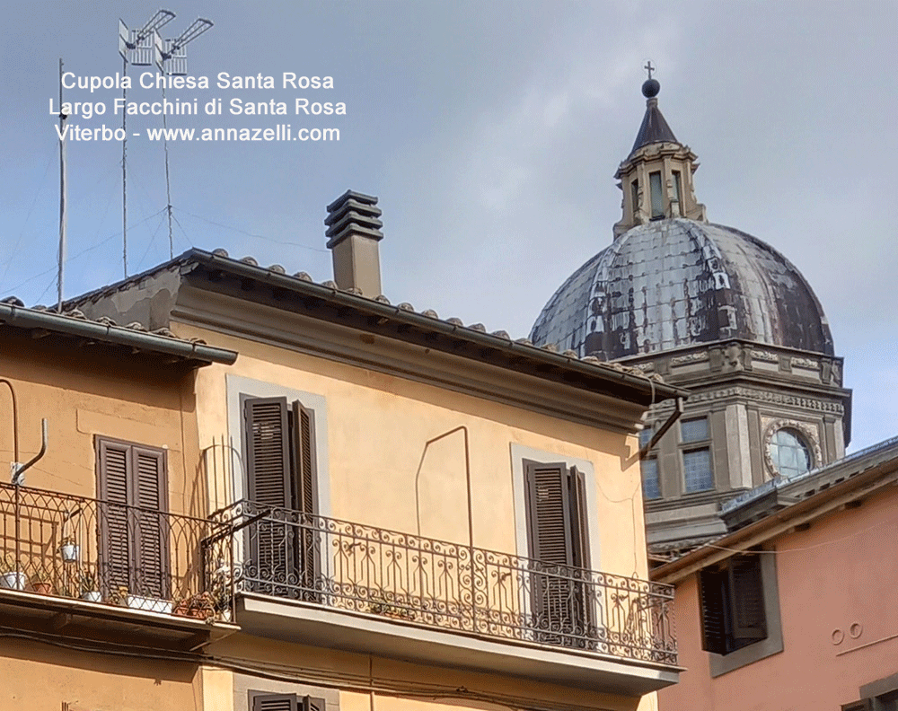 cupola chiesa di santa rosa largo facchini di santa rosa 