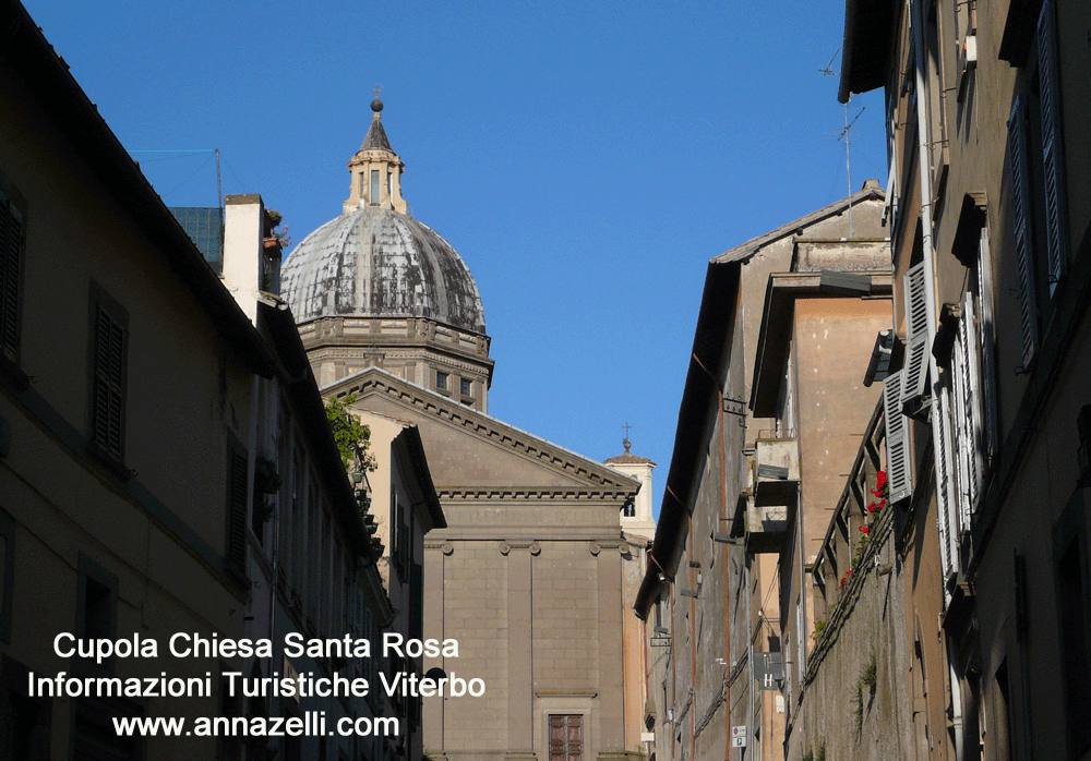 viterbo cupola chiesa santuario di santa rosa