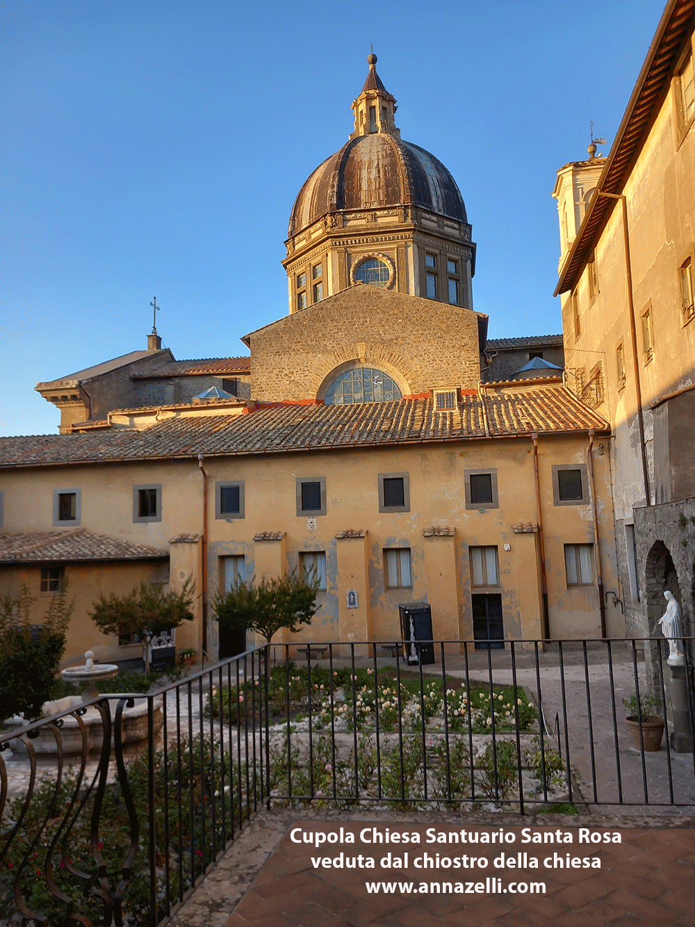 cupola chiesa santuario santa rosa viterbo info e foto anna zelli