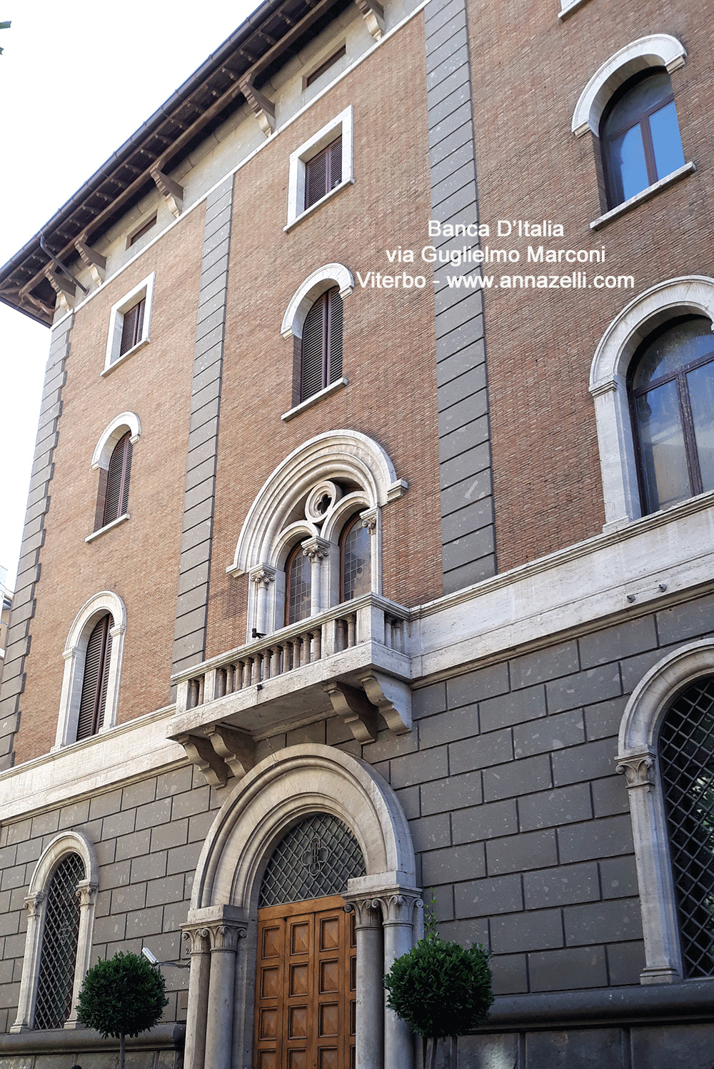 palazzo banca d'italia viterbo via guglielmo marconi info foto anna zelli