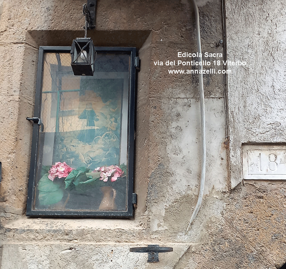 edicola sacra via del ponticello 18 viterbo info e foto anna zelli