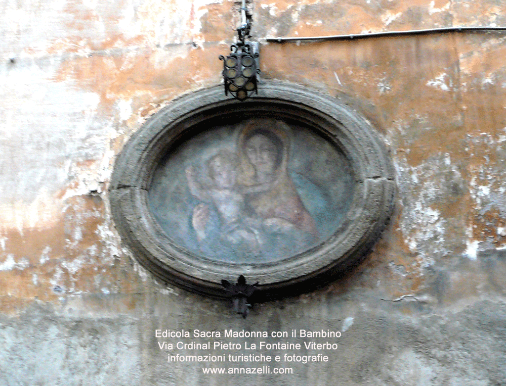 edicola sacra madonnella via cardinal pietro la fontaine viterbo foto anna zelli