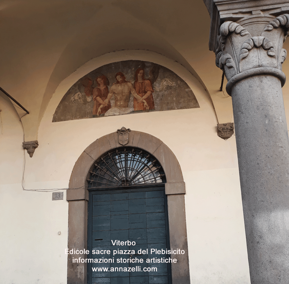 edicole sacre a piazza del plebiscito viterbo foto anna zelli