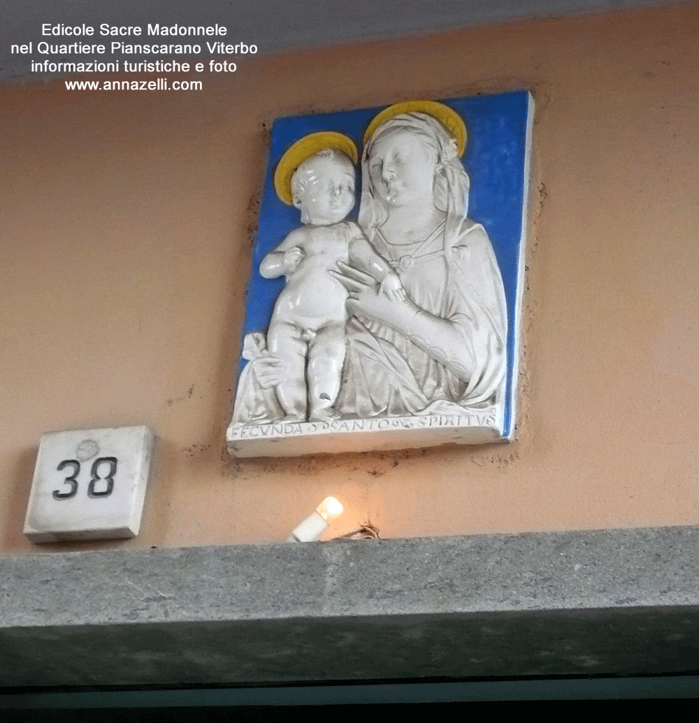 edicole sacre e madonnelle nel quartiere di pianoscarano viterbo info e foto anna zelli