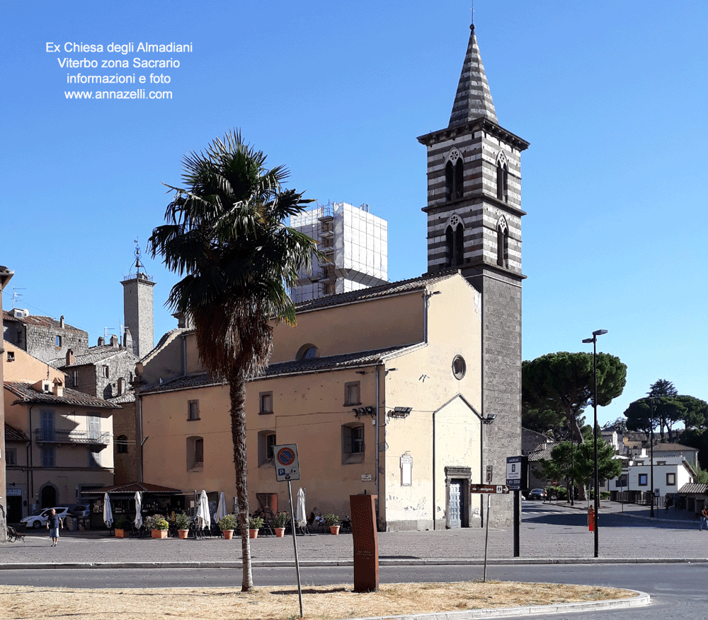 ex chiesa degli almadiani viterbo info e foto