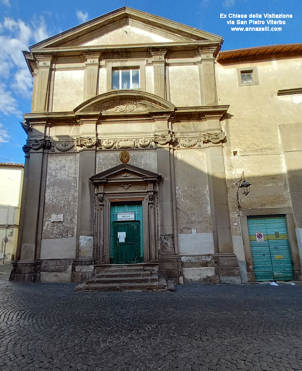 ex chiesa della visitazione via san pietro viterbo info e foto anna zelli