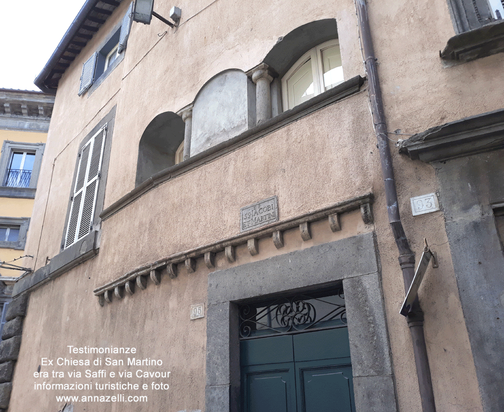 ex chiesa di san martino tra via cavour e via saffi centro storico