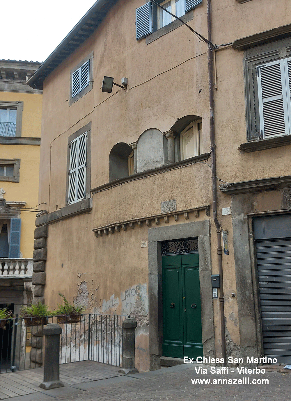 ex chiesa di san martino tra via saffi e via cavour viterbo info foto anna zelli