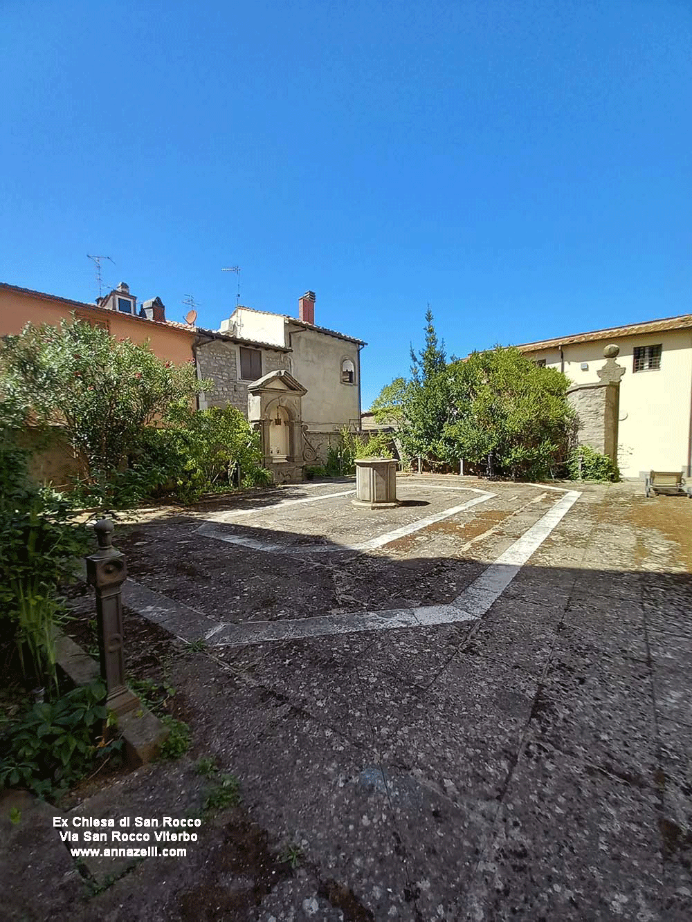 cortile ex chiesa di san roxxo via san rocco viterbo info e foto anna zelli