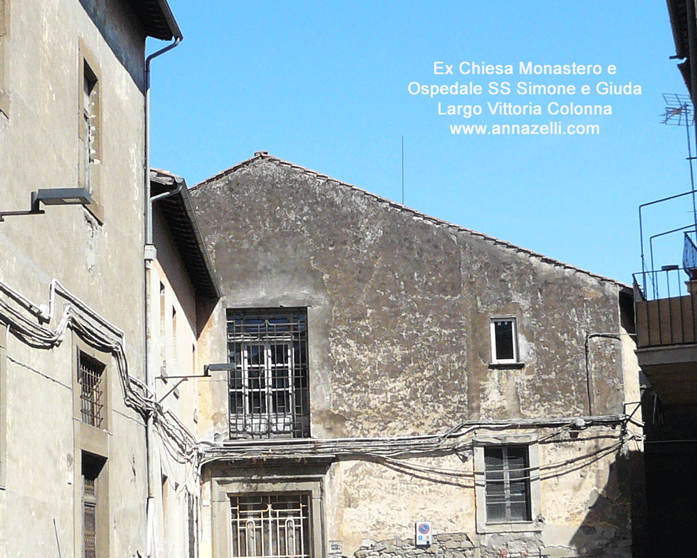 ex chiesa monastero e ospedale ss simone e giuda largo vittoria colonna viterbo centro storico info e foto anna zelli