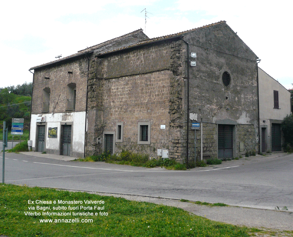 ex chiesa e monastero valverde via bagni info e foto anna zelli