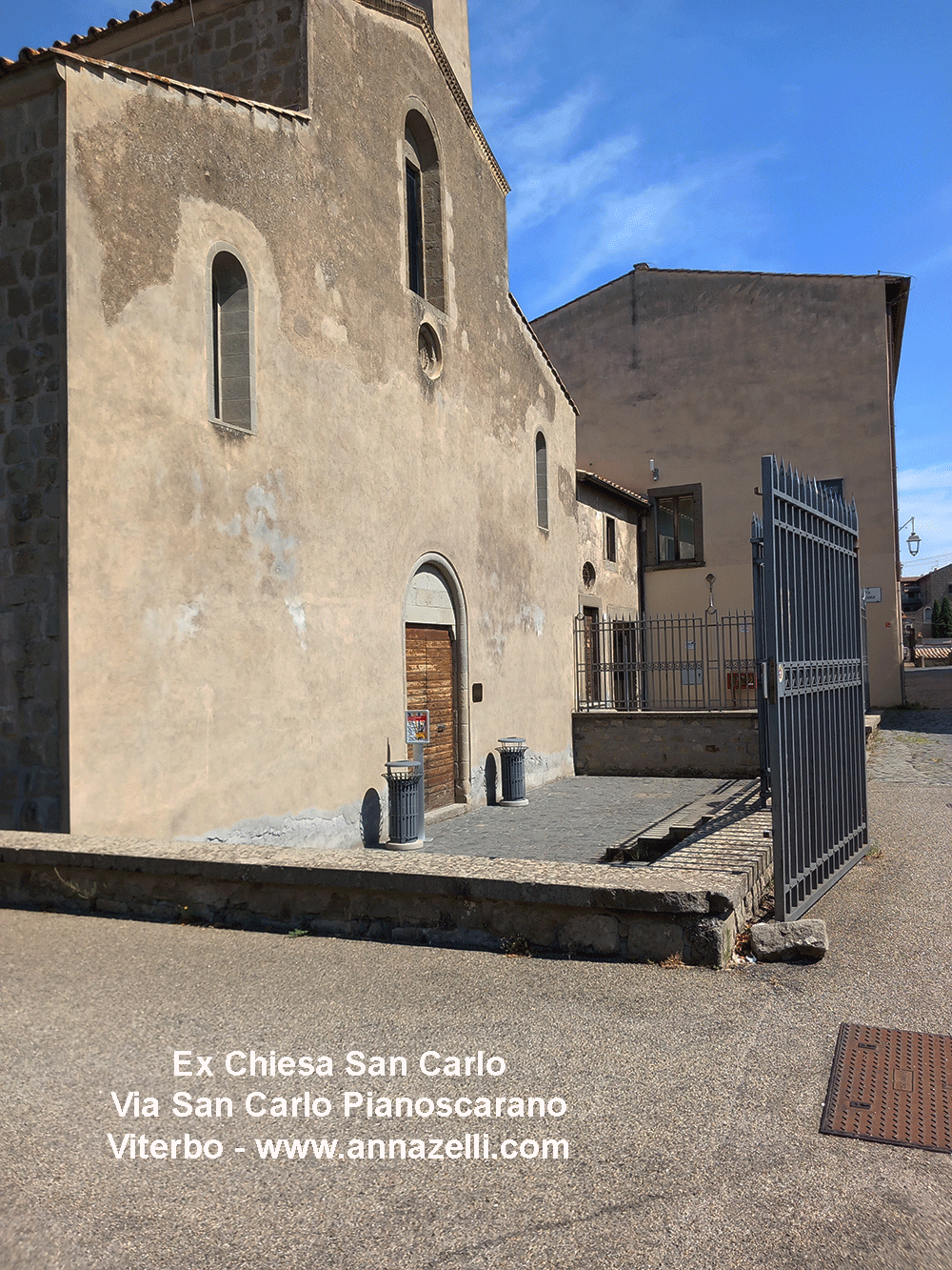 ex chiesa san carlo via san carlo pianoscarano viterbo info e foto anna zelli