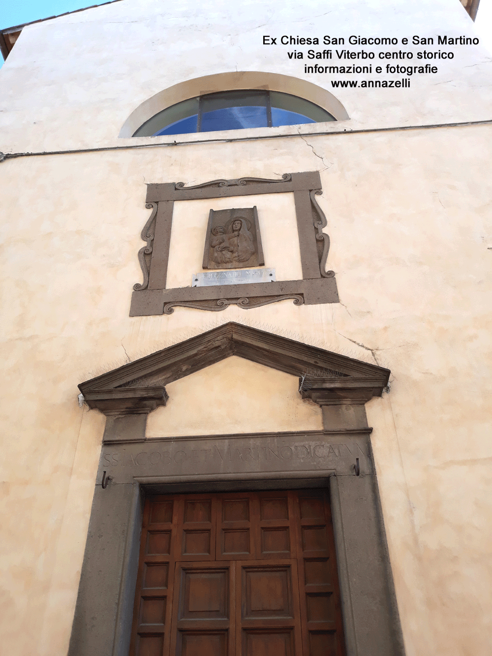 ex chiesa san giacomo e san martino via saffi viterbo centro storico info e foto