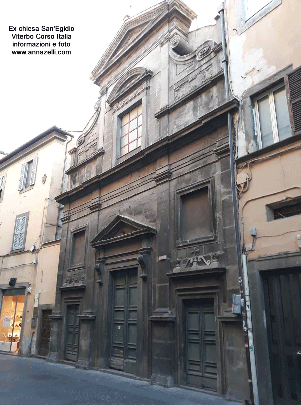 ex chiesa sant'egidio corso italia viterbo centro storico info e foto anna zelli