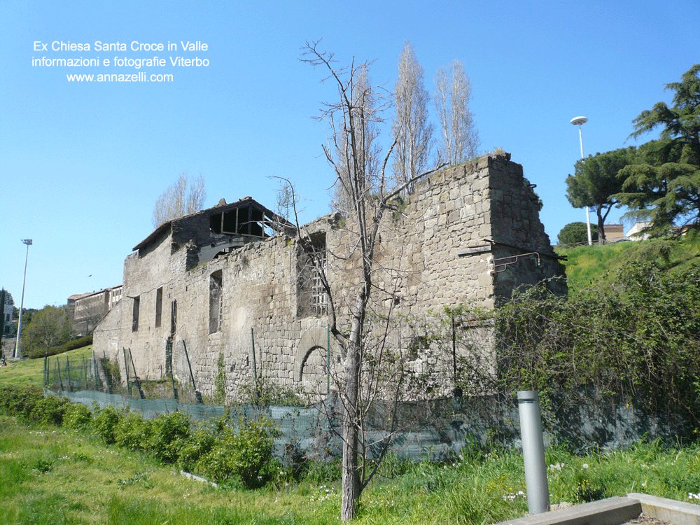 ex chiesa santa croce in valle faul viterbo info e foto 1