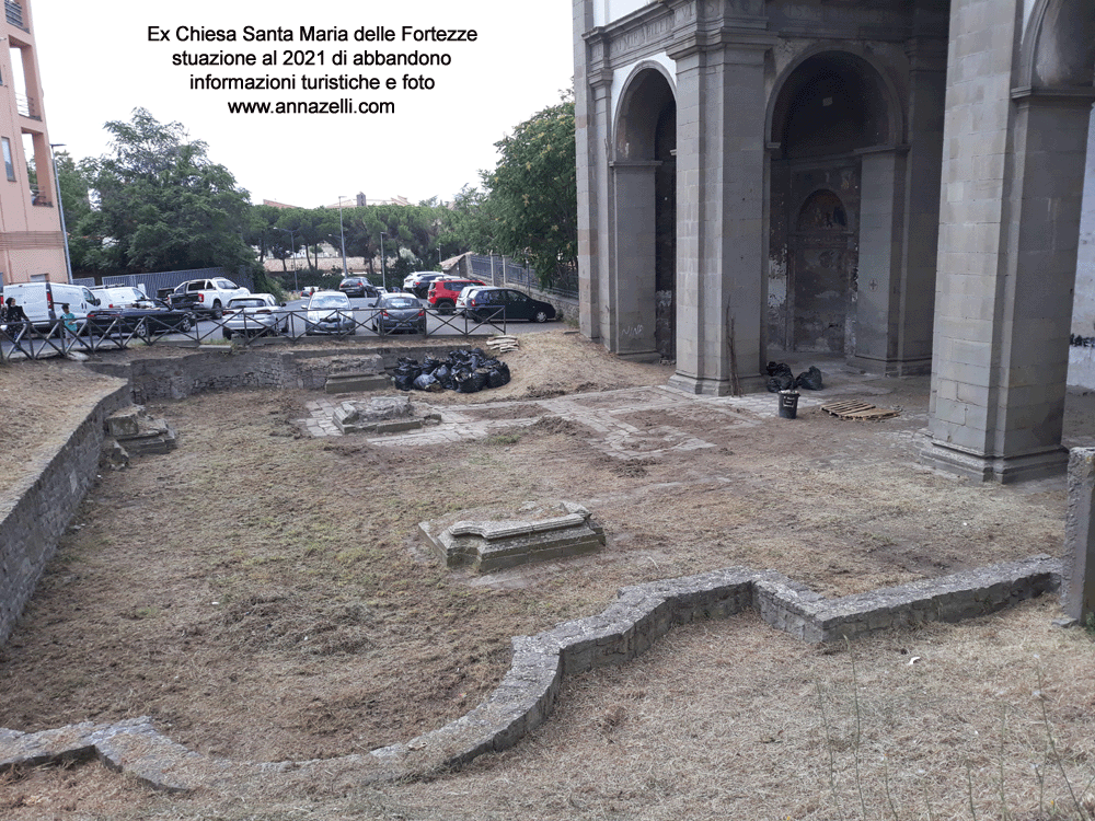 ex chiesa santa maria delle fortezze anno 2021 info e foto anna zelli