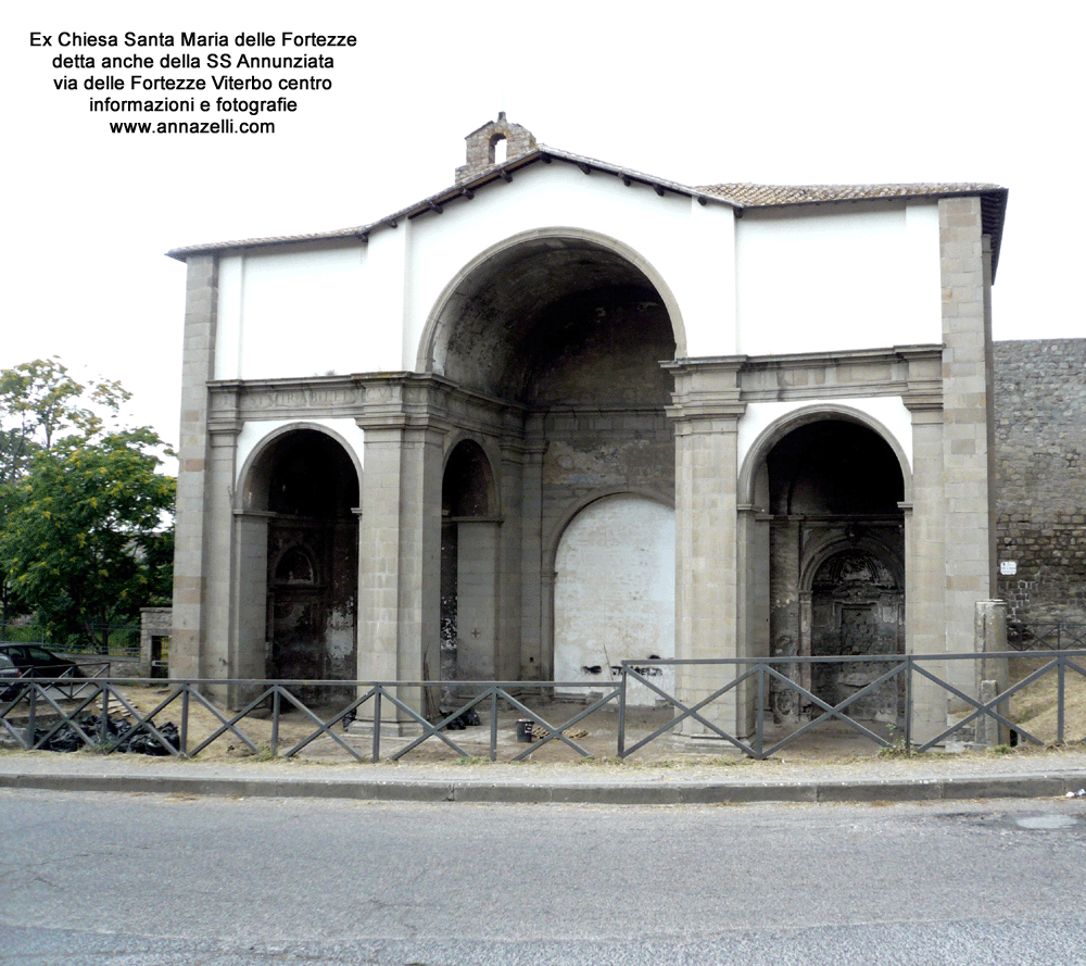 ex chiesa santa maria delle fortezze info e foto anna zelli