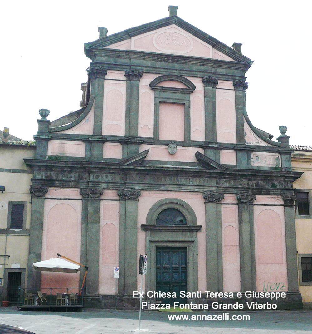 ed chiesa santi giuseppe e teresa piazza fontana grande viterbo