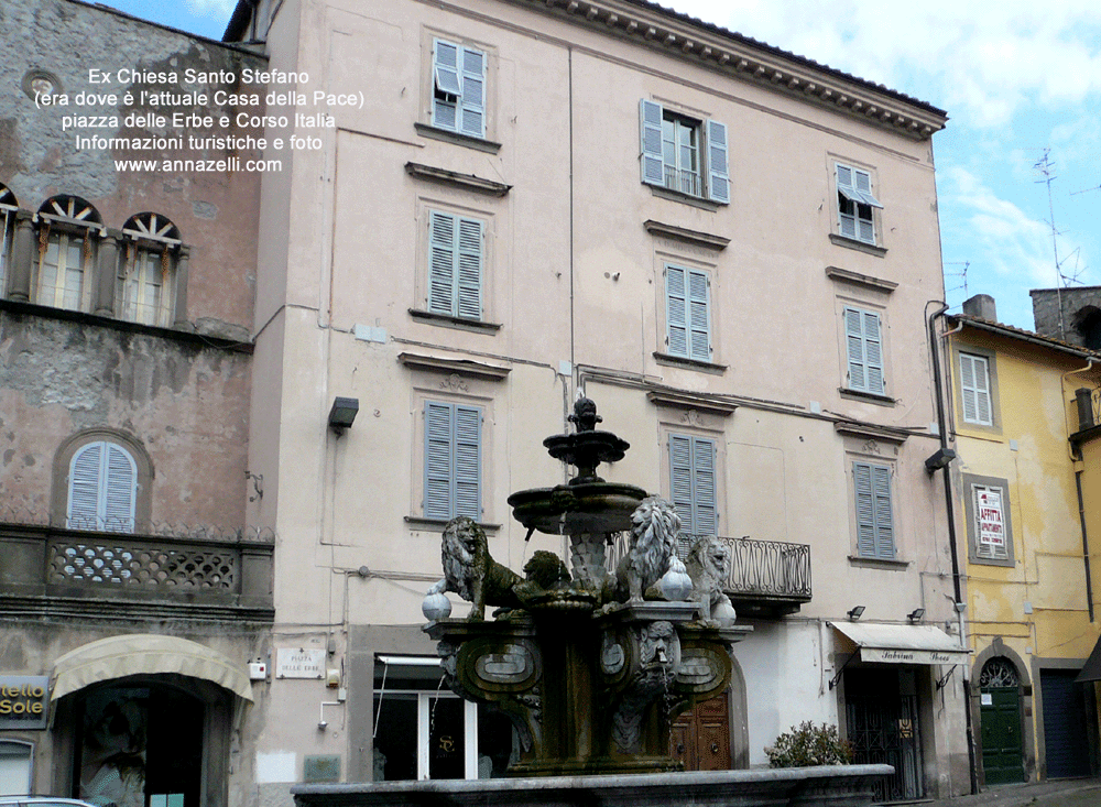 ex chiesa di  santo stefano piazza delle erbe viterbo centro storico informazioni e fotografie