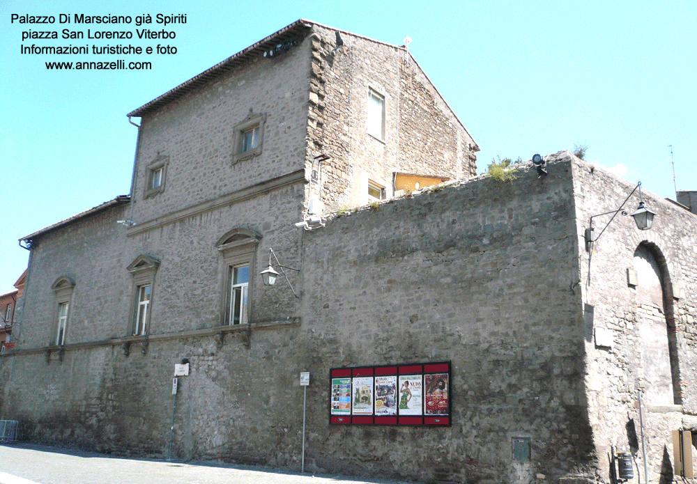 famiglia di marsciano viterbo palazzo piazza san lorenzo centro info e foto