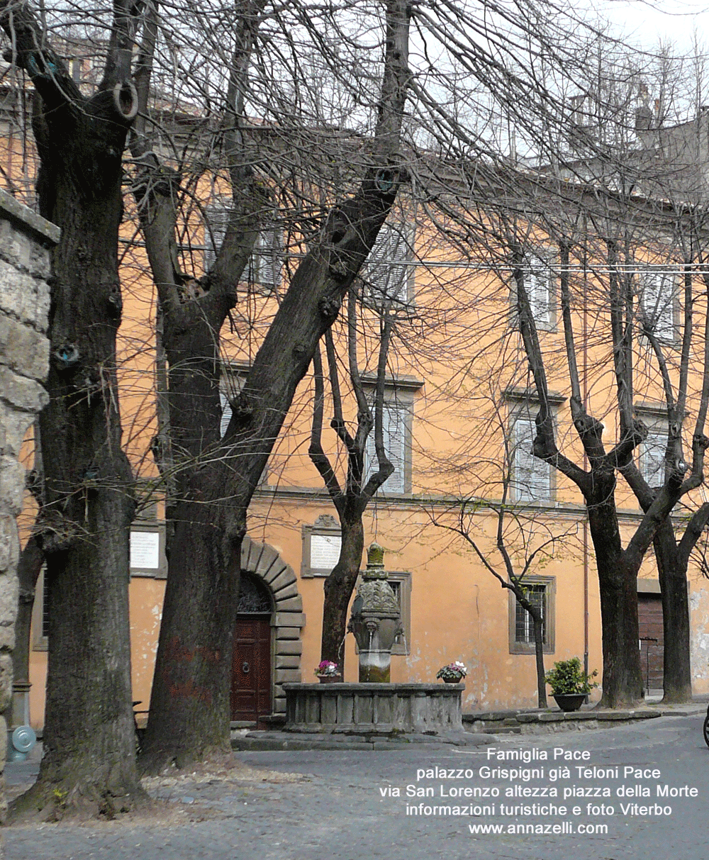 famiglia pace viterbo storia