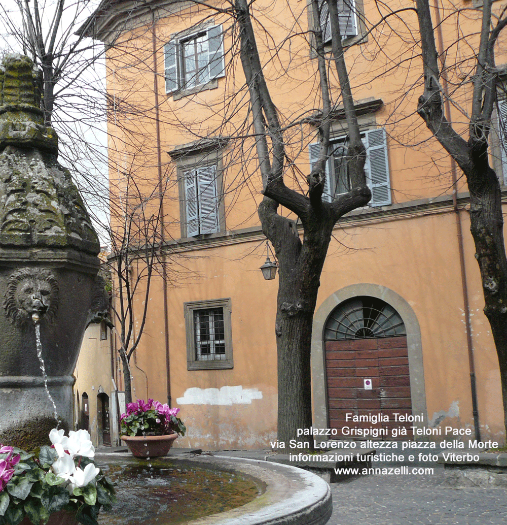 famiglia teloni storia viterbo